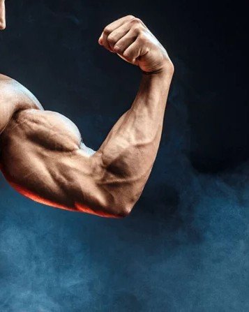 Muscular athlete